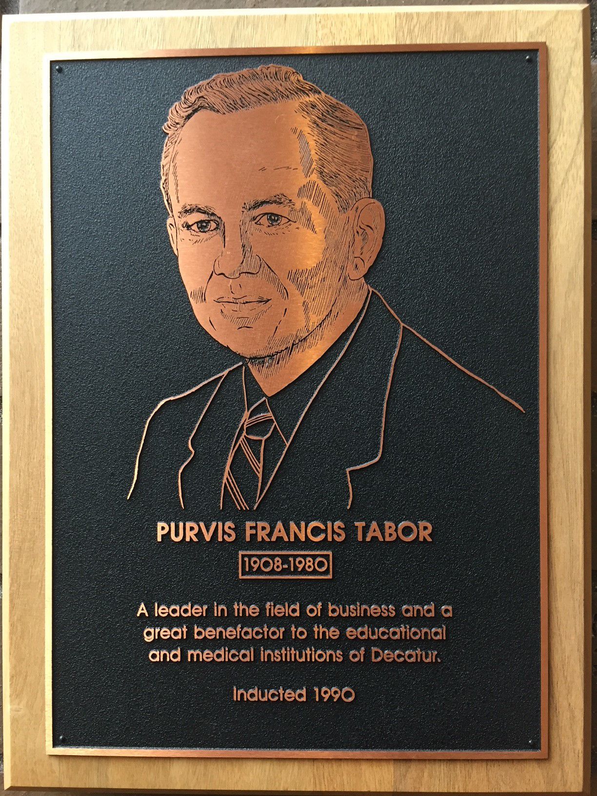 Wall of Fame: Purvis Francis Tabor